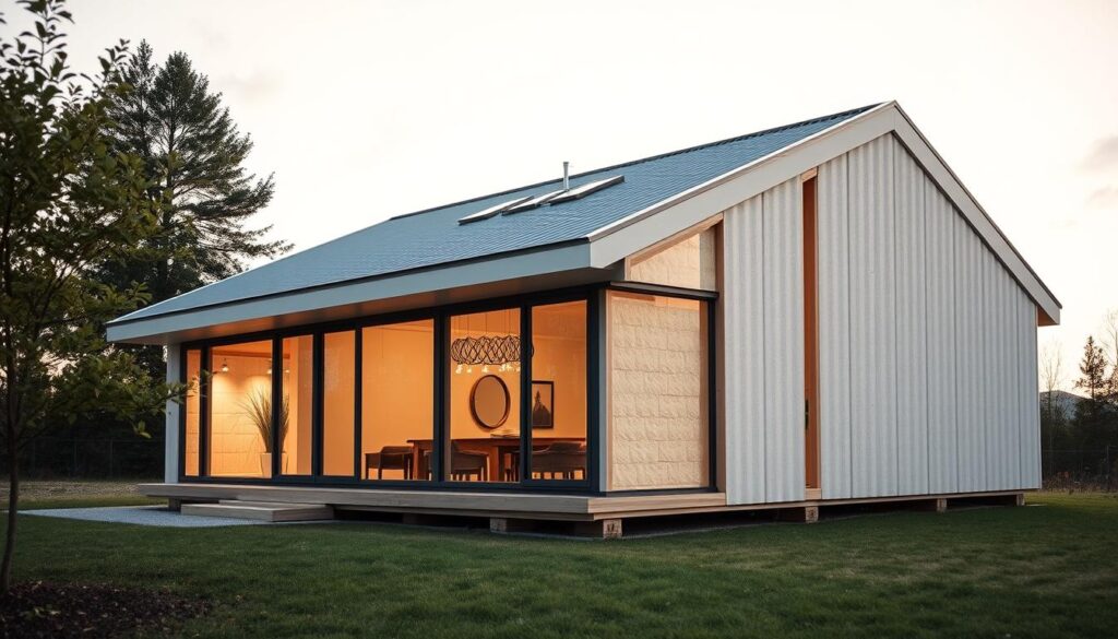 Wärmeschutz Fertighaus