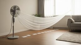 Ventilator Luftstrom Entfernungseffekt
